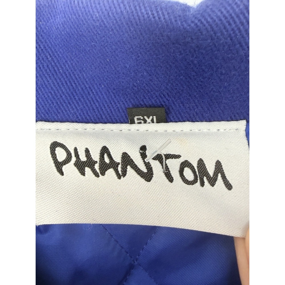 Y2K Vintage Phantom Hobo University Bomber Jacket 6XL NOS Rare Streetwear Coat - Picture 3 of 12